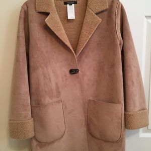 Karen Kane Faux Suede Coat